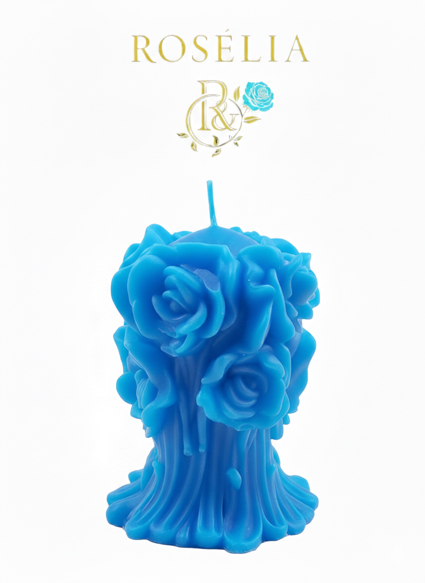Gül Gelin Buketi Valentine Collection Dekoratif Mum - Sevgililer Günü | Rosélia