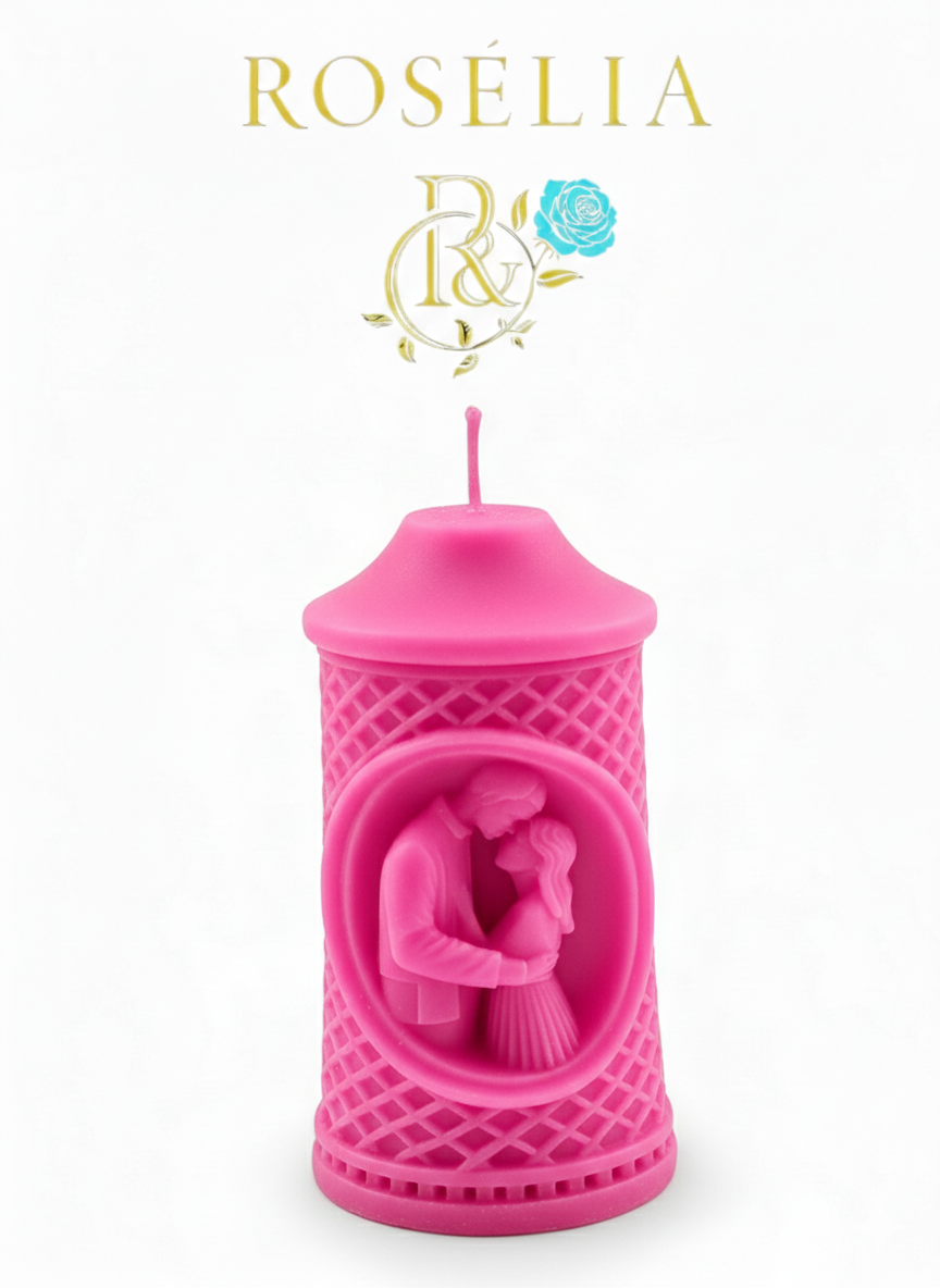 İlk Öpücük Valentine Collection Dekoratif Mum - Sevgililer Günü | Rosélia