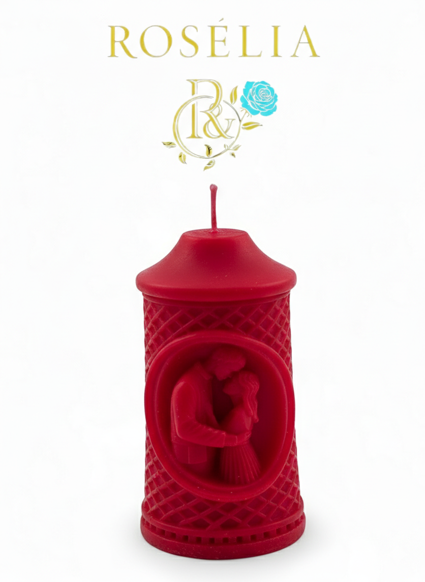 İlk Öpücük Valentine Collection Dekoratif Mum - Sevgililer Günü | Rosélia