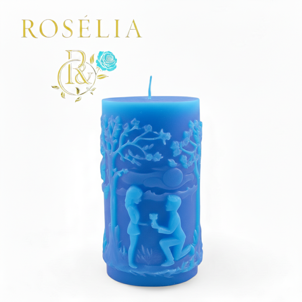 Bir "Evet" ile Başlayan Sonsuzluk Valentine Collection Dekoratif Mum - Sevgililer Günü | Rosélia