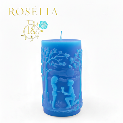 Bir "Evet" ile Başlayan Sonsuzluk Valentine Collection Dekoratif Mum - Sevgililer Günü | Rosélia