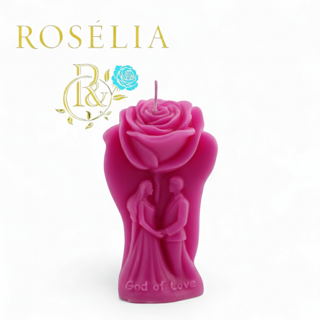 God of Love 🕊️ Dekoratif Mum | Rosélia