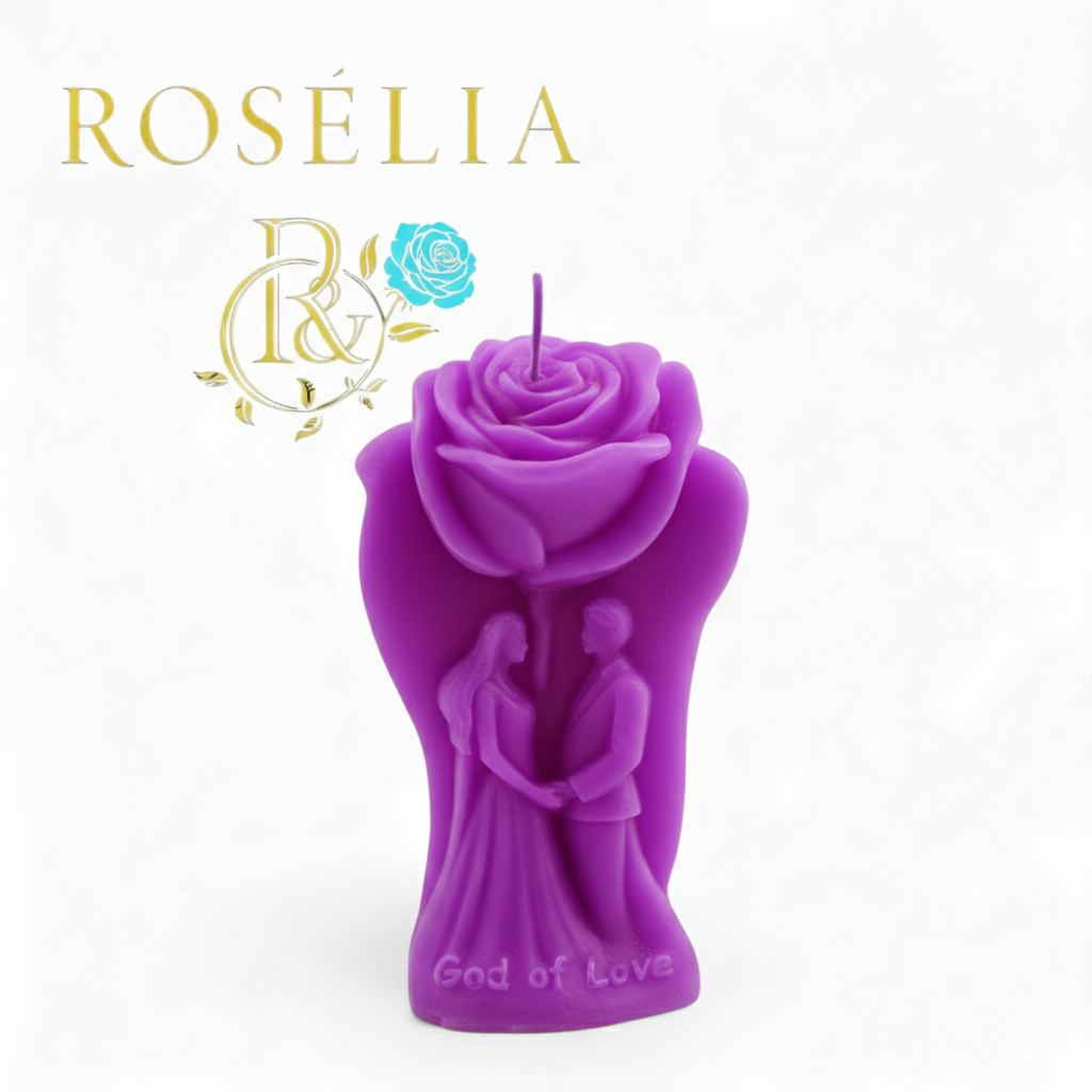 God of Love 🕊️ Dekoratif Mum | Rosélia