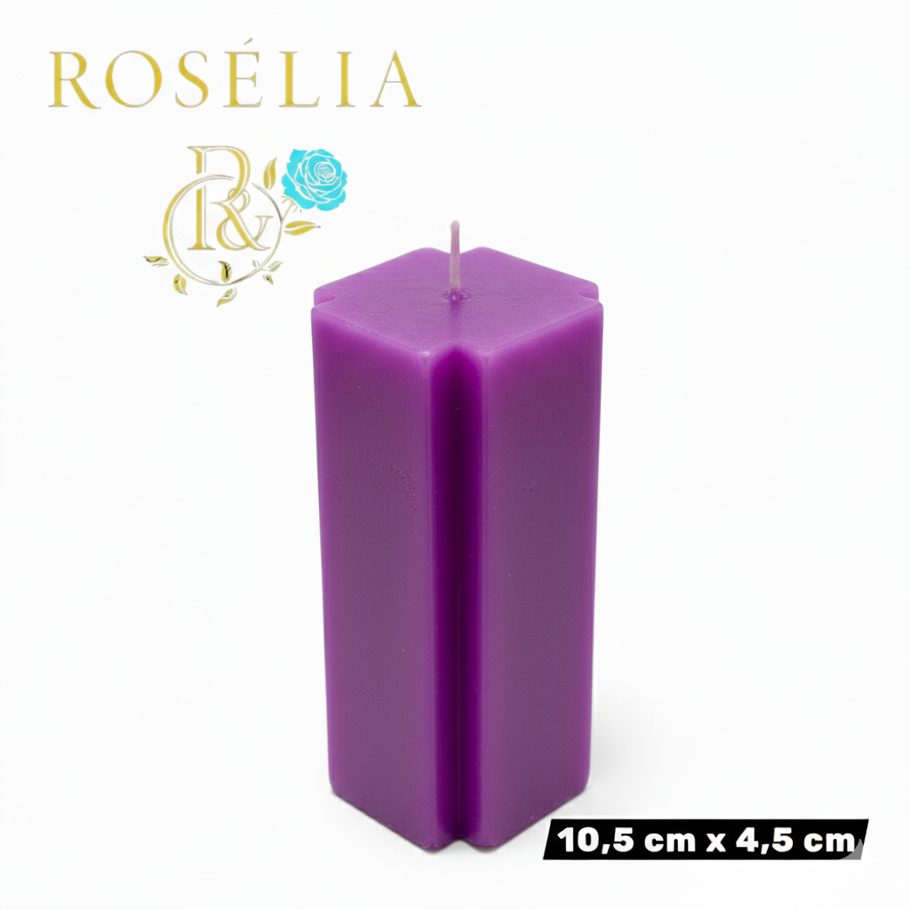 Sütun Geometrik Seri Dekoratif Mum | Rosélia