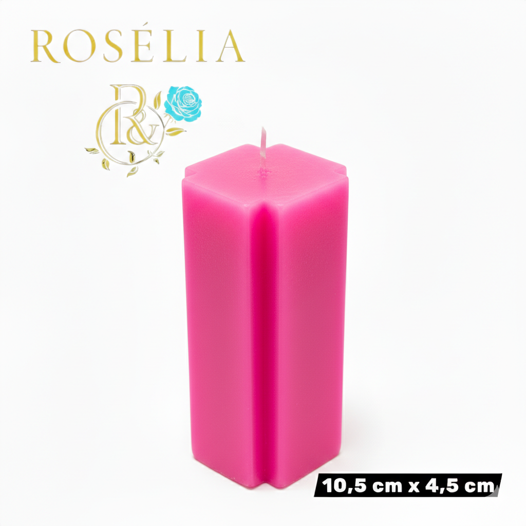 Sütun Geometrik Seri Dekoratif Mum | Rosélia