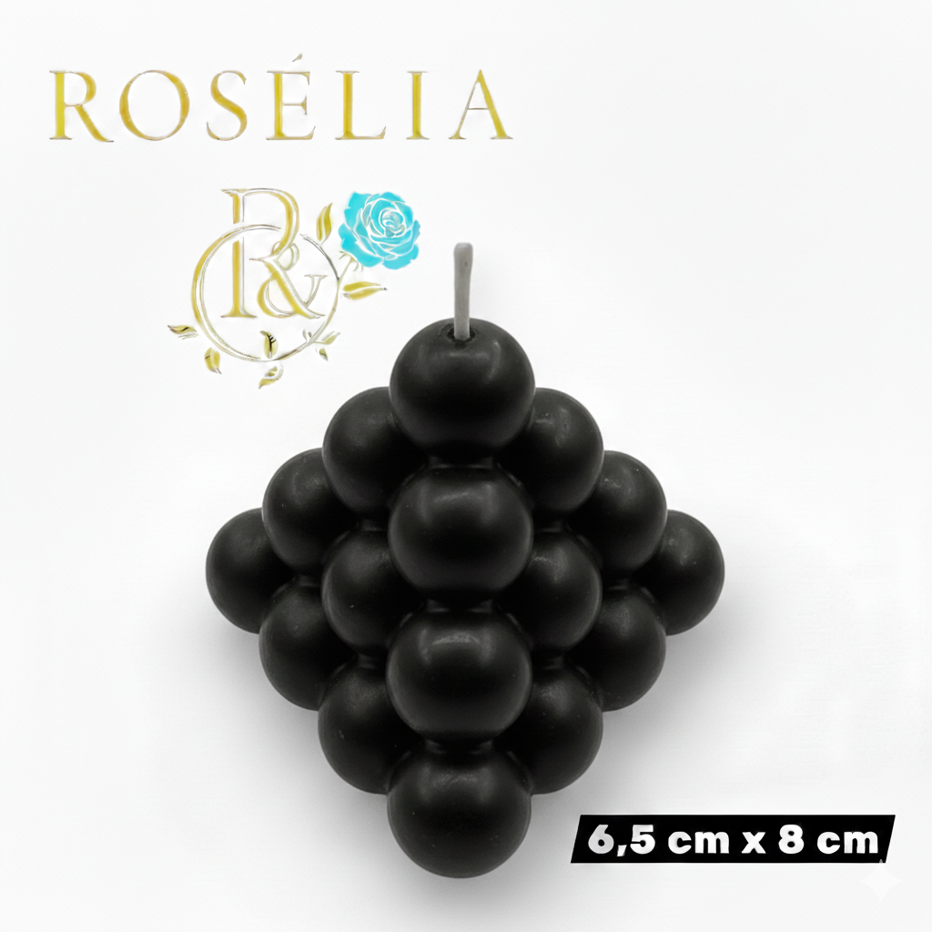 Zamanın Ötesinde Bir Işık: Rosélia Piramit Serisi Dekoratif Mum | Rosélia