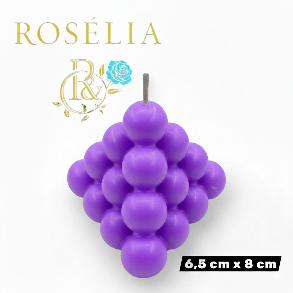 Bubble Serisi Dekoratif Mum | Rosélia