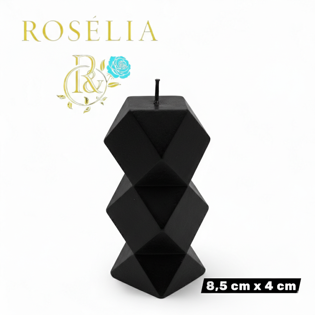 Prizma Serisi Dekoratif Mum | Rosélia