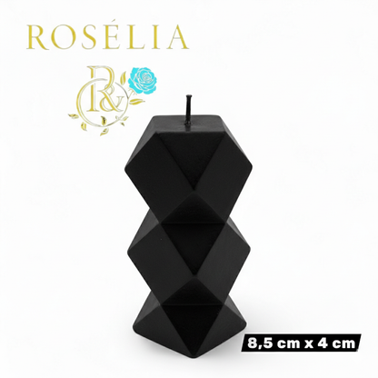 Prizma Serisi Dekoratif Mum | Rosélia