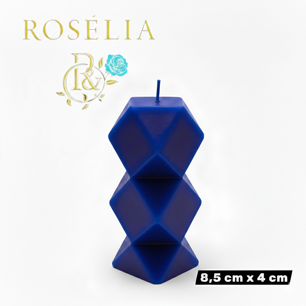 Prizma Serisi Dekoratif Mum | Rosélia