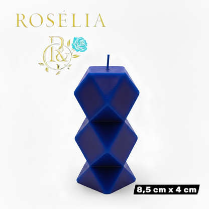 Prizma Serisi Dekoratif Mum | Rosélia