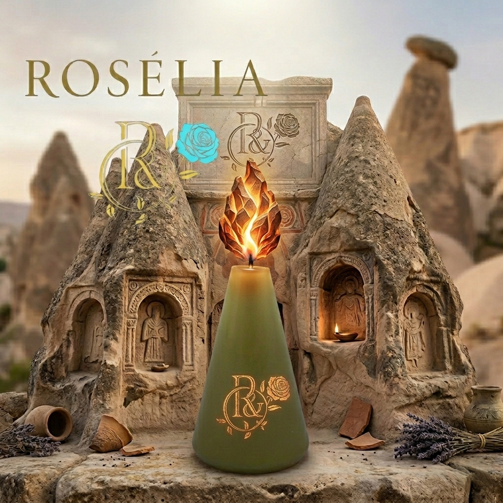 Zamanın Ruhu, Büyülü Bir Kokuyla Yeniden Doğuyor: ROSÉLIA Kapadokya Koleksiyonu Dekoratif Mum | Rosélia