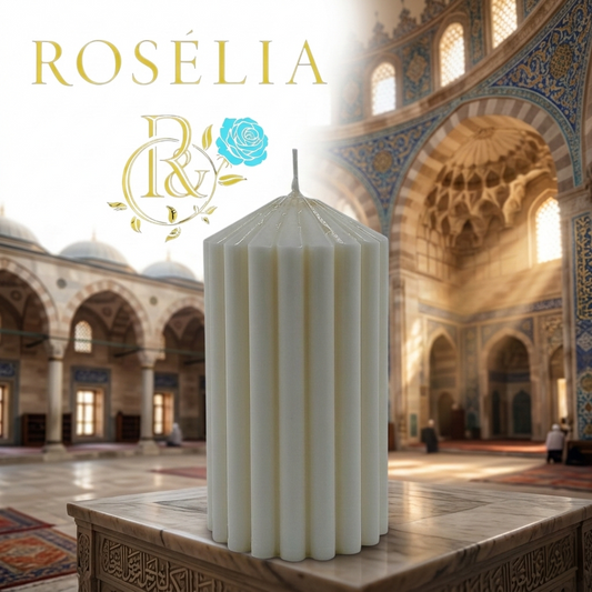 Şamdan Baton Dekoratif Mum Serisi | Rosélia