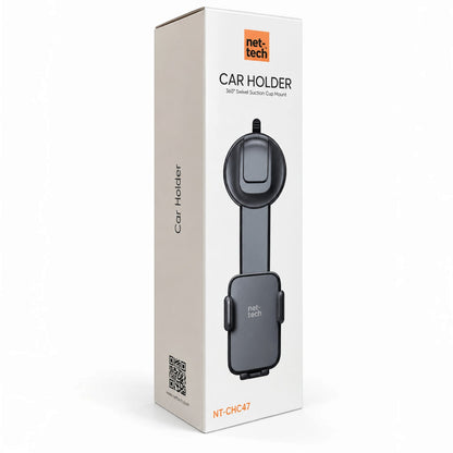 Nettech NT-CHC47 Araç içi Araç içi Vakum Etkili Telefon Tutucu (Siyah) NT-117979
