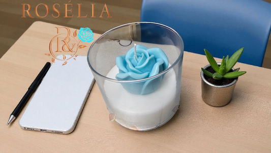 Rosélia Çiçek Mum Bardak