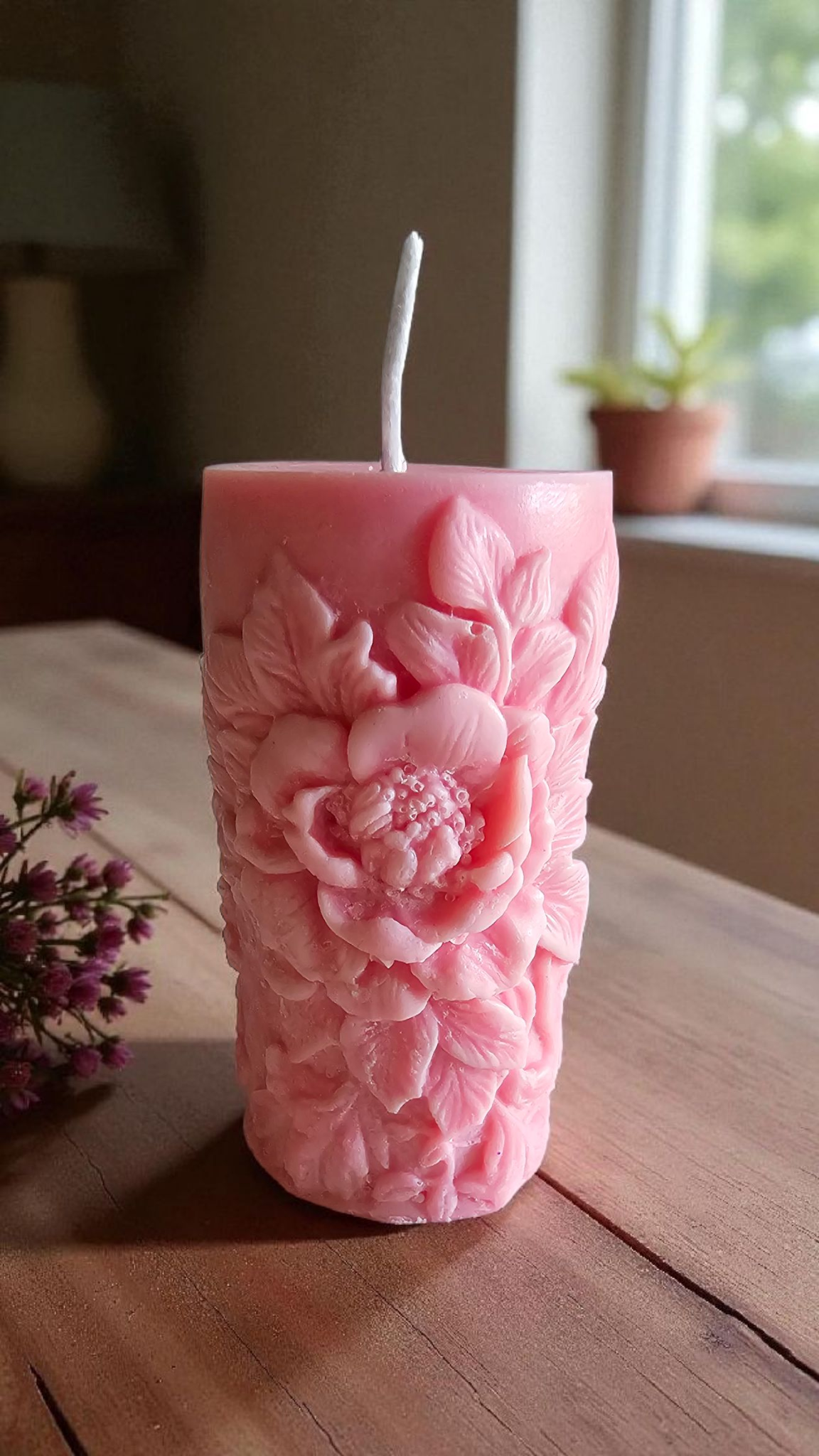 Rosélia Çiçek Baton Mum