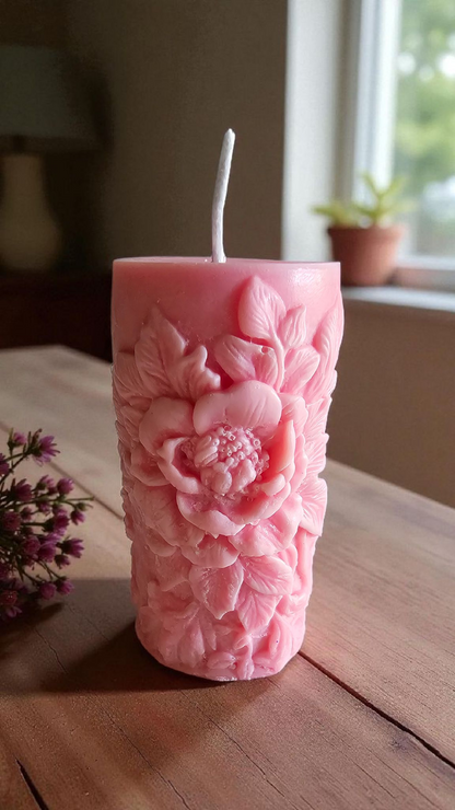 Rosélia Çiçek Baton Mum