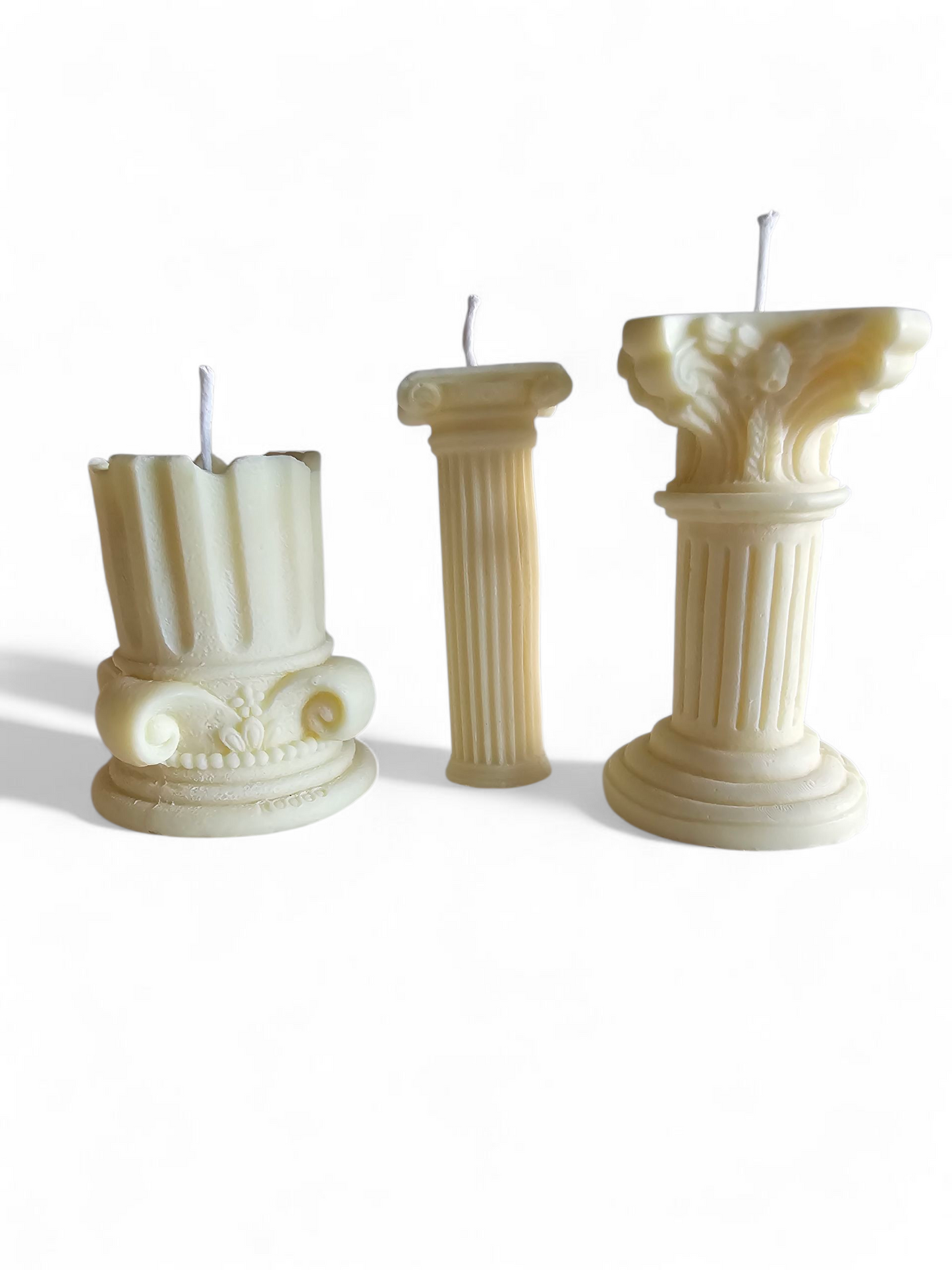 Rosélia Üç Sütun Mum