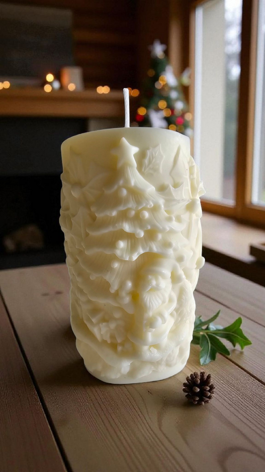 Rosélia Noel Baba Baton Mum Yılbaşı Konsepti