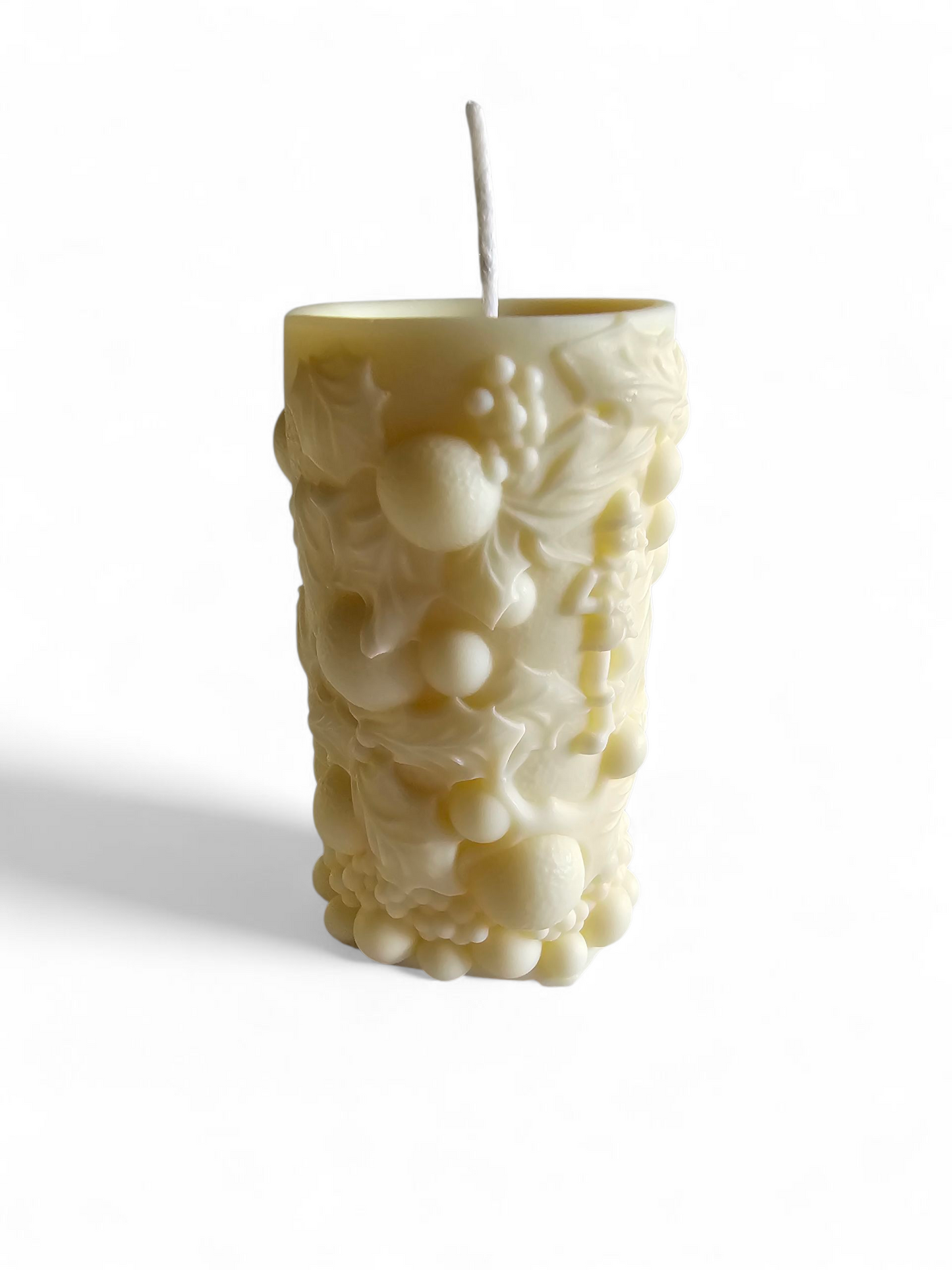 Rosélia Ökse Otu Temalı Baton Mum Yılbaşı Konsepti