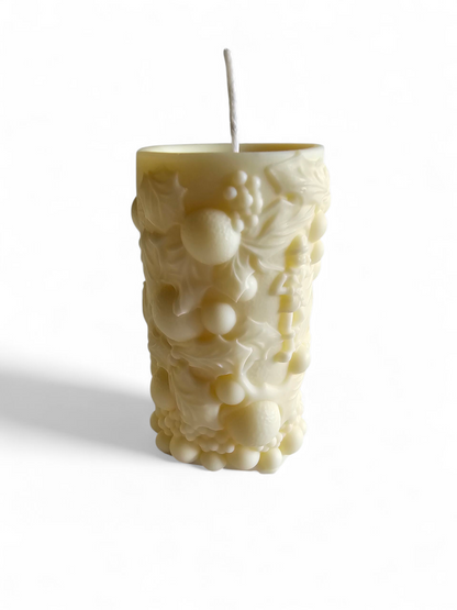 Rosélia Ökse Otu Temalı Baton Mum Yılbaşı Konsepti