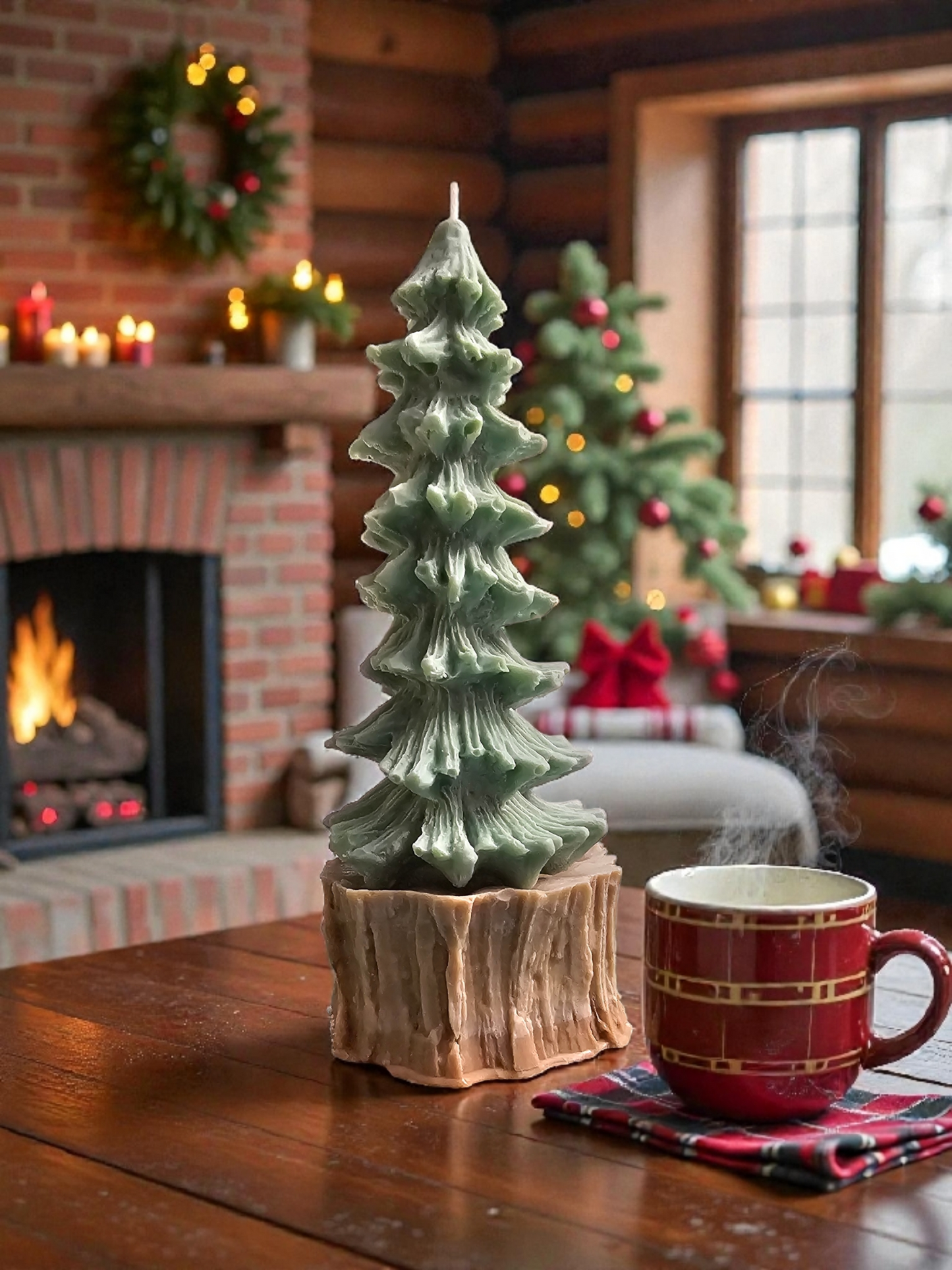 Rosélia Yılbaşı Ağacı Mum