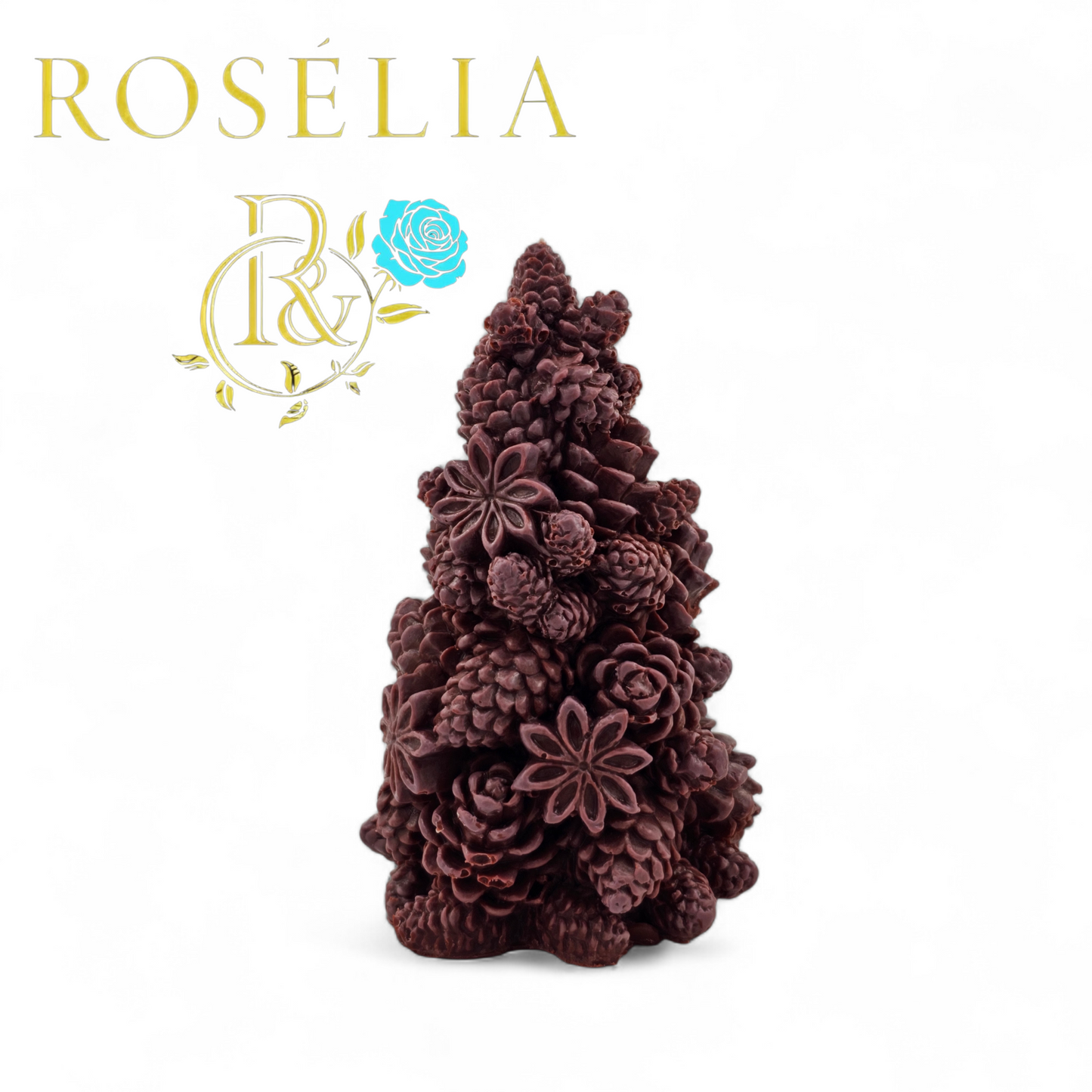 Kozalak Çam Mum - El Yapımı Dekoratif Çam Mum | Rosélia