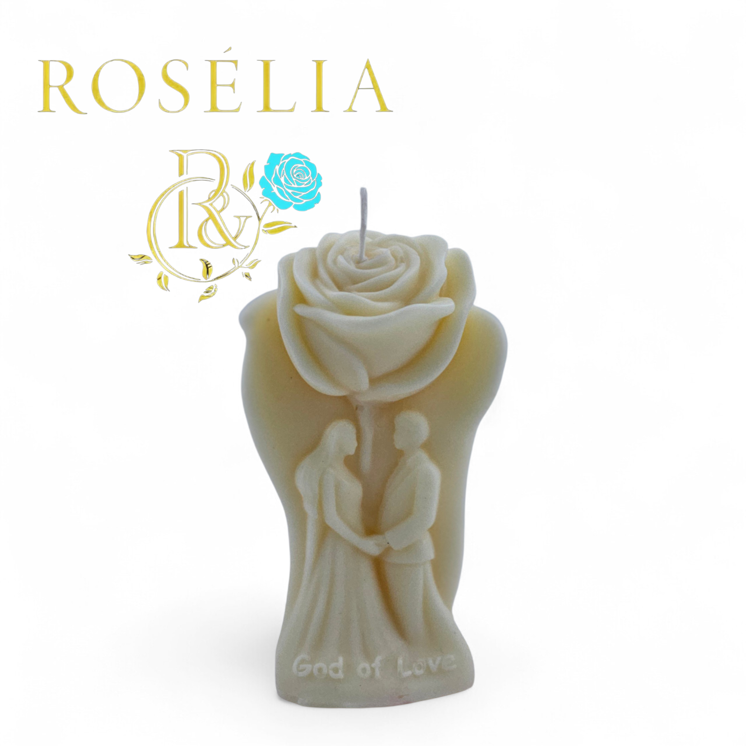 God of Love 🕊️ Dekoratif Mum | Rosélia