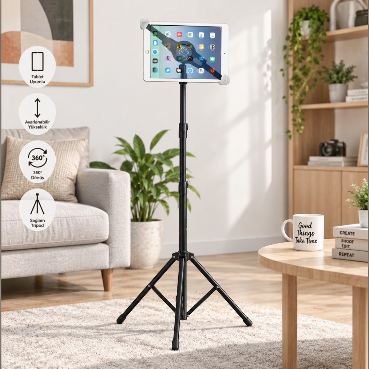 Nettech 8806 Tripod Standı (Siyah) NT-82475