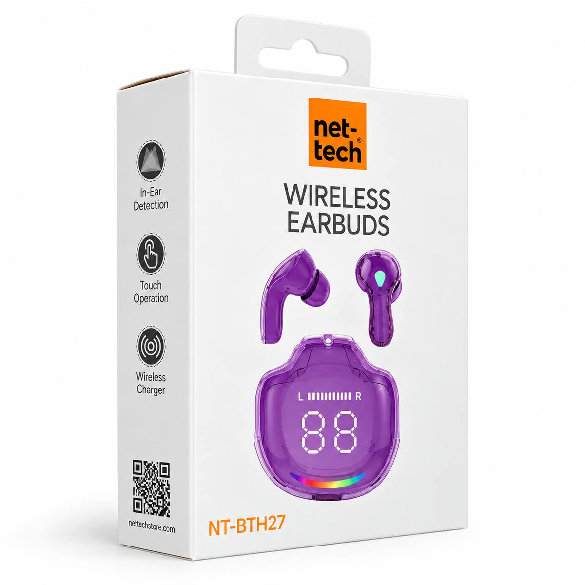 Nettech NT-BTH27 Kulakiçi Bluetooth Kulaklık NT-107864