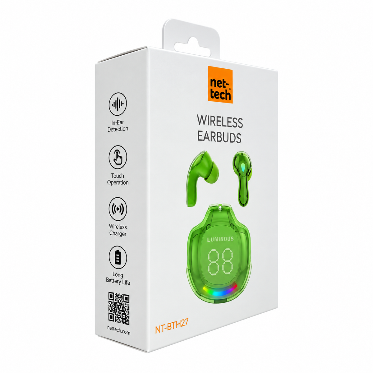 Nettech NT-BTH27 Kulakiçi Bluetooth Kulaklık NT-107864