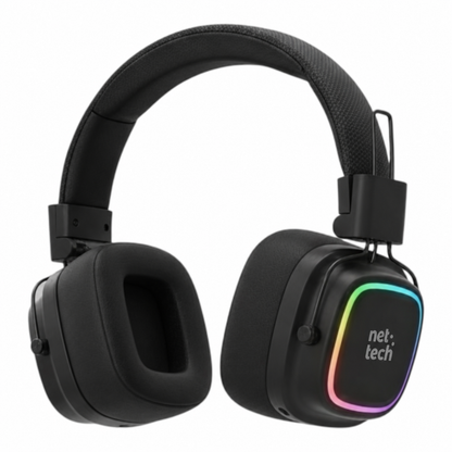 Nettech NT-BTH31 RGB Kulak Üstü Kulaklık (Siyah) NT-113777