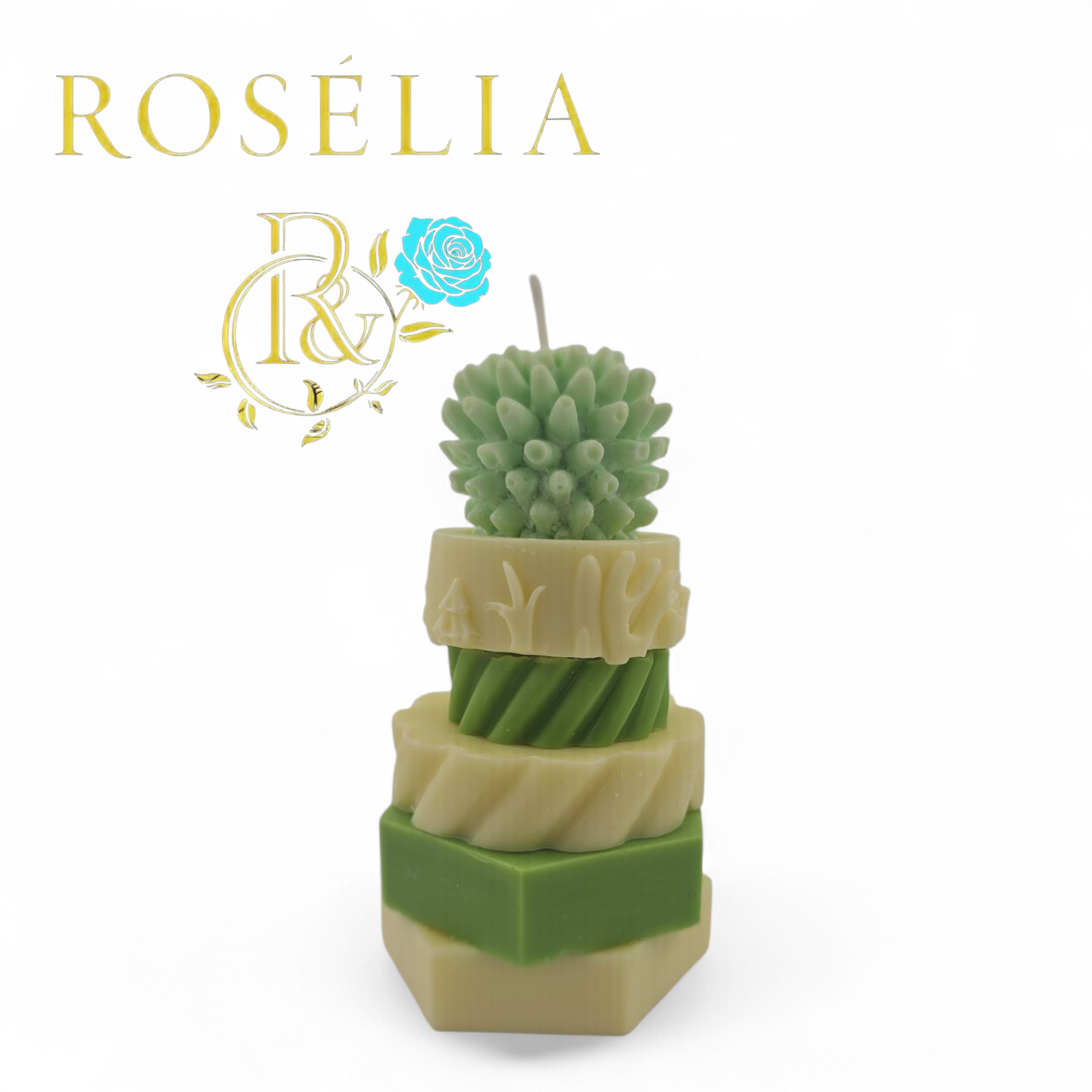 Tasarımın Değişken Yüzü: Parçalı Estetik Modüler Sistem Dekoratif Mum | Rosélia