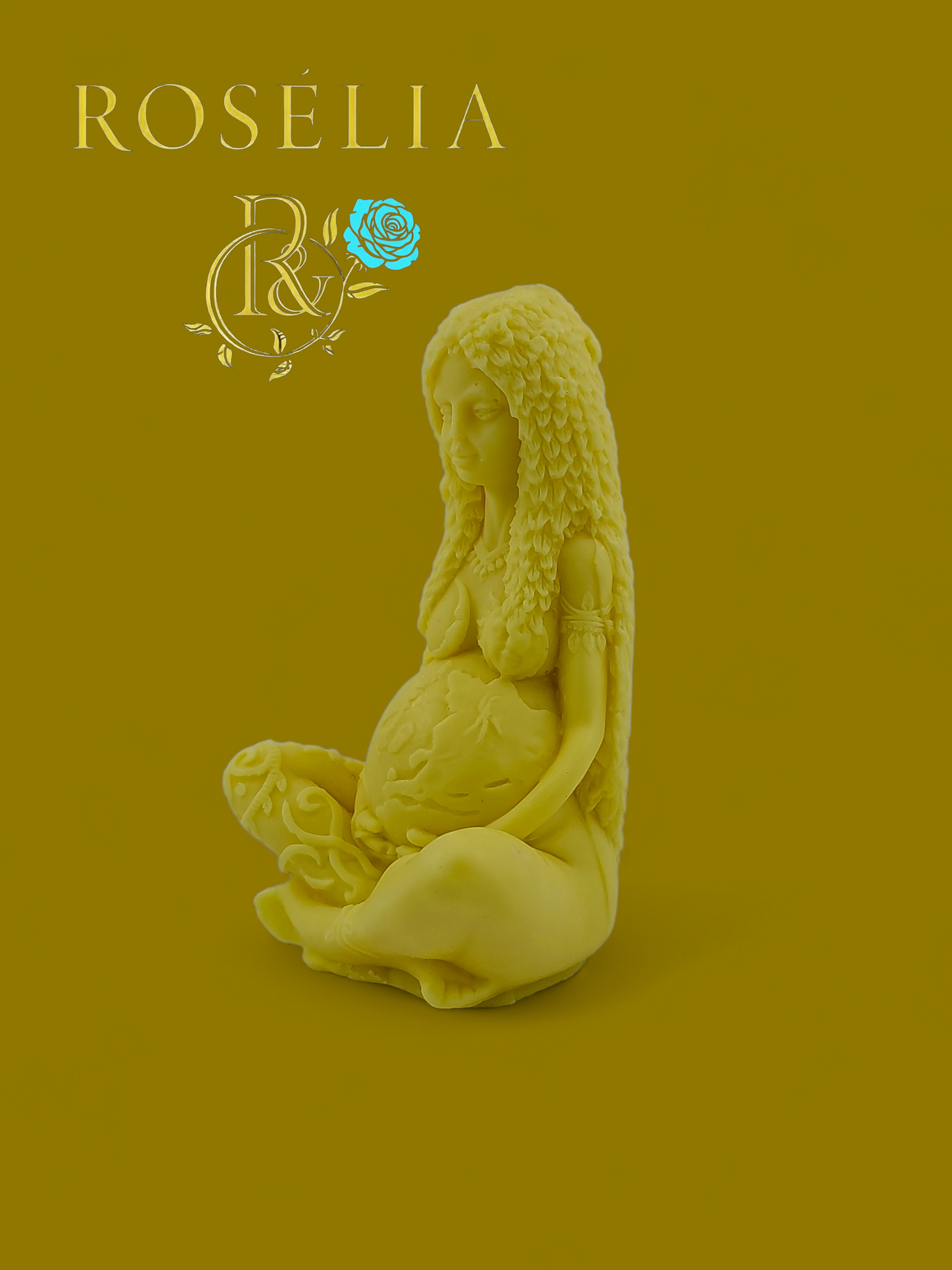 Doğa Ana Mum - El Yapımı Dekoratif Doğa Ana Mum | Rosélia