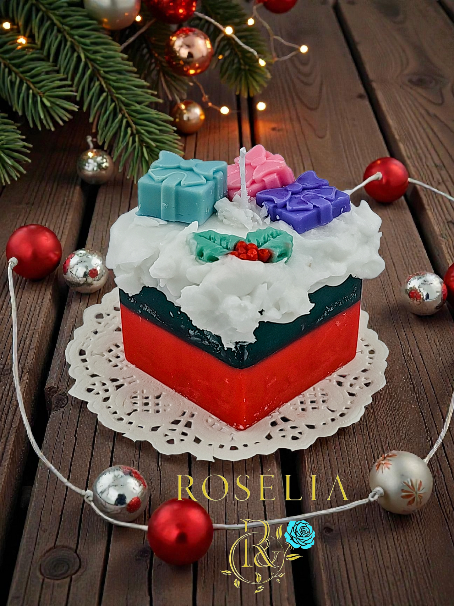 Pasta Mum Serisi - El Yapımı Dekoratif Doğum Günü Mumu | Rosélia