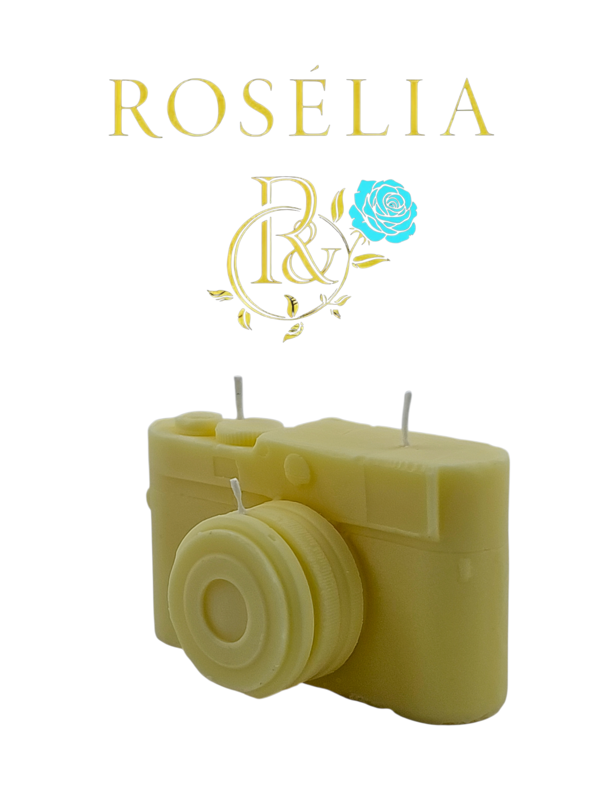Fotoğraf Makinesi Anıların Işığında Dekoratif Mum | Rosélia