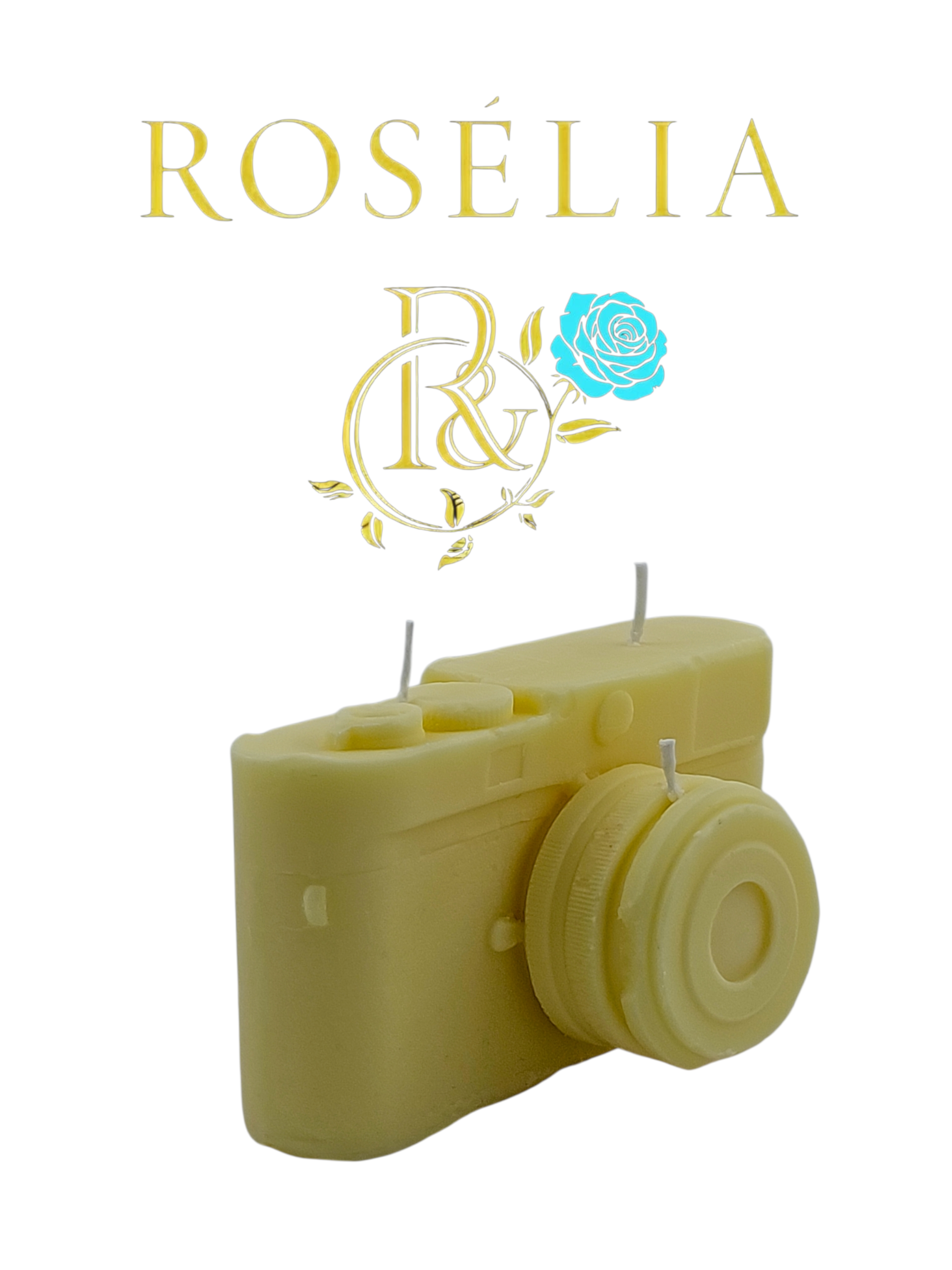 Fotoğraf Makinesi Anıların Işığında Dekoratif Mum | Rosélia
