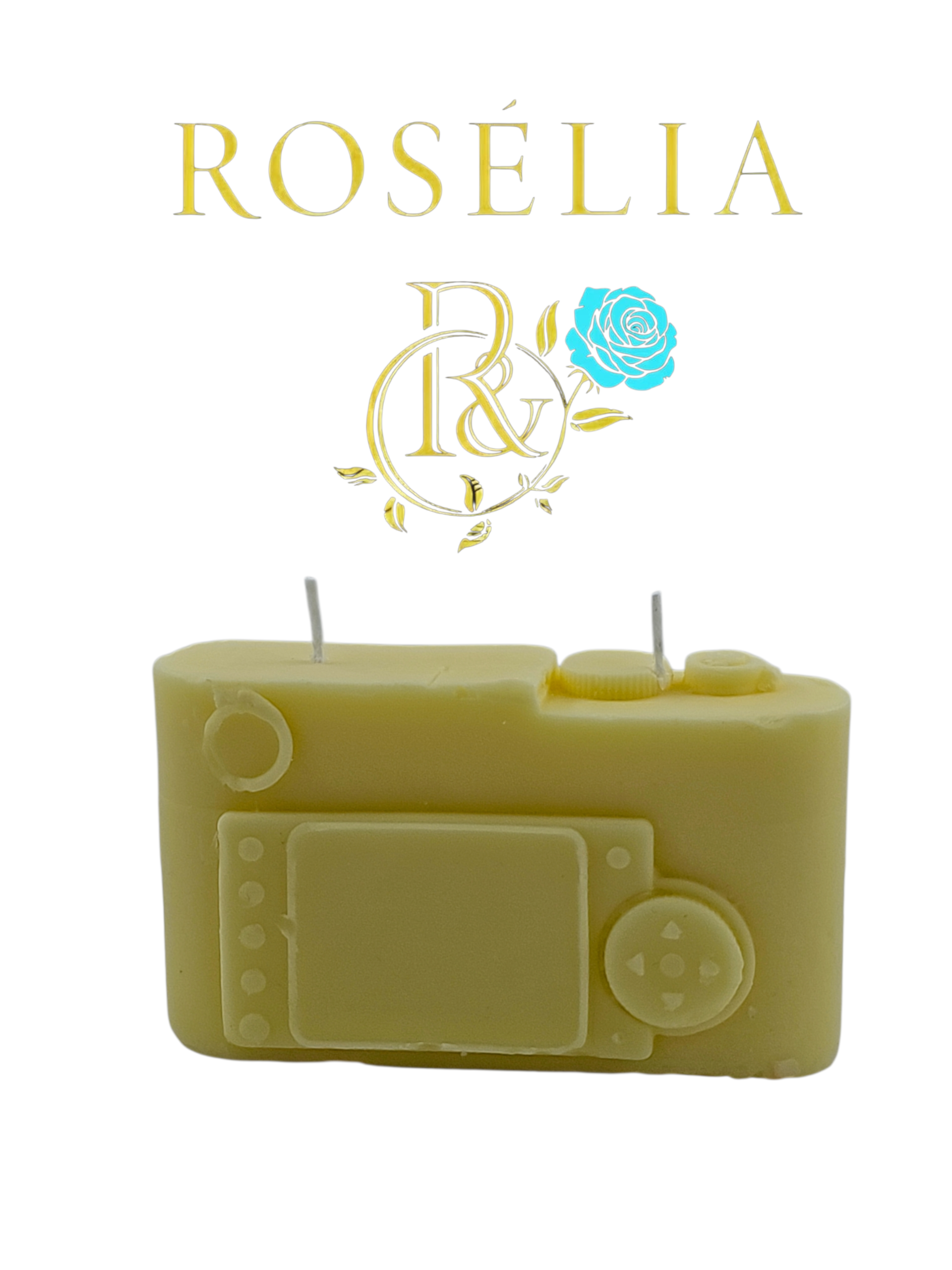 Fotoğraf Makinesi Anıların Işığında Dekoratif Mum | Rosélia