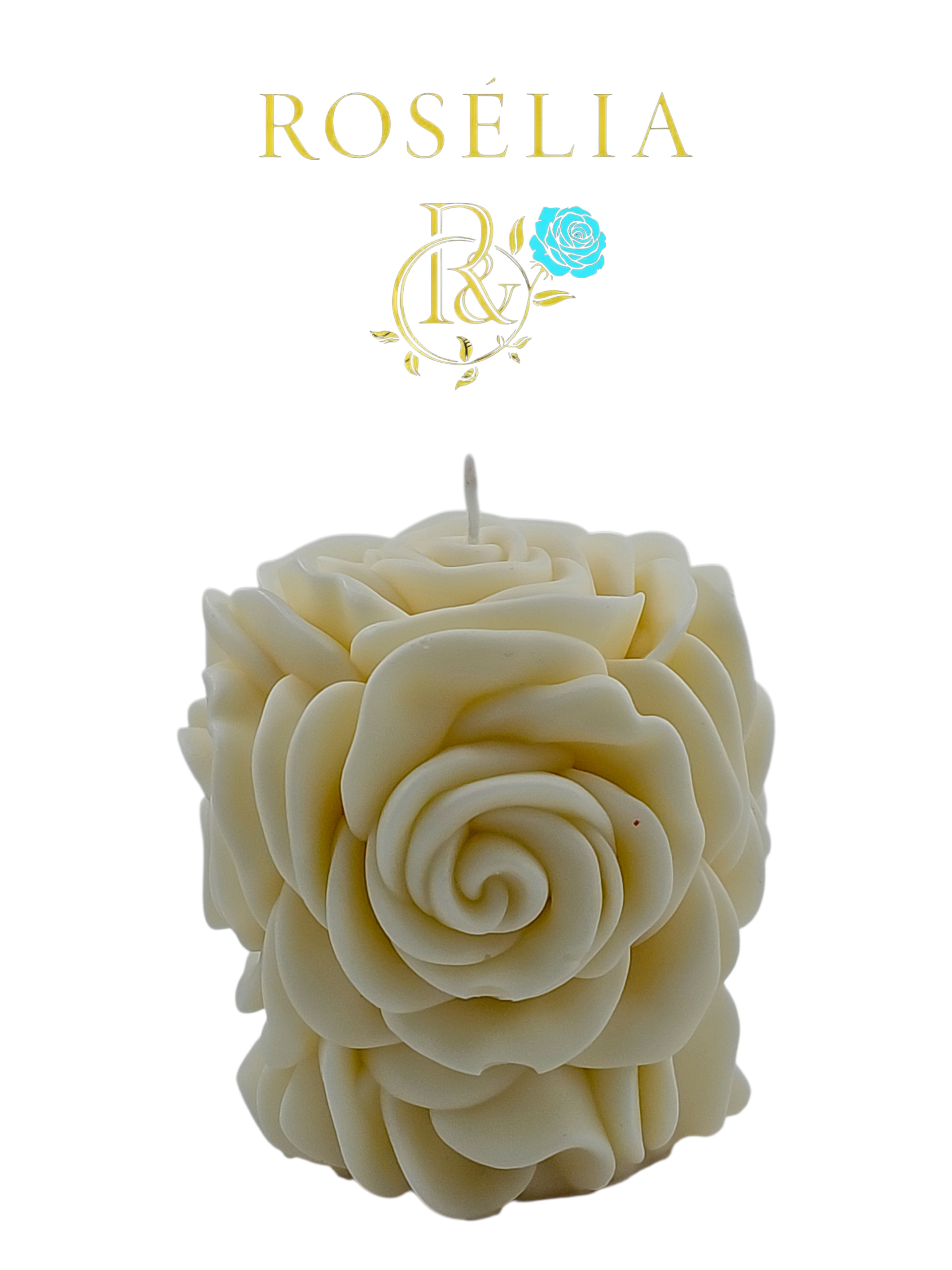 Gül Buketi Baton Valentine Collection Dekoratif Mum - Sevgililer Günü | Rosélia