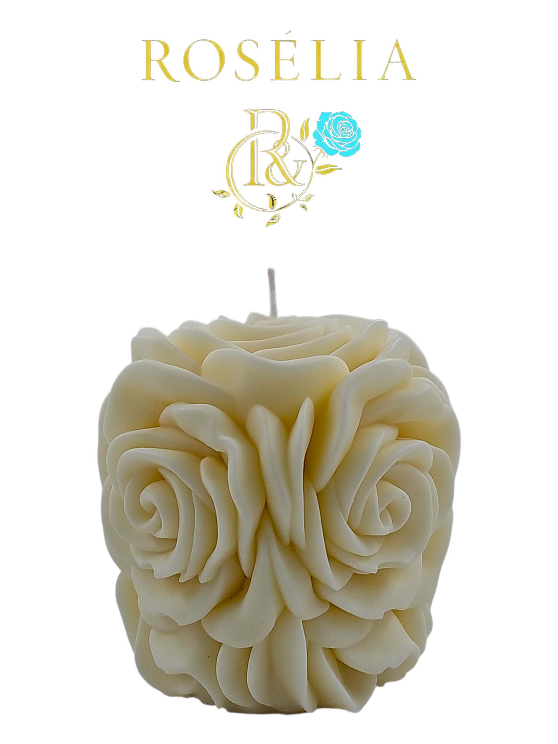 Gül Buketi Baton Valentine Collection Dekoratif Mum - Sevgililer Günü | Rosélia