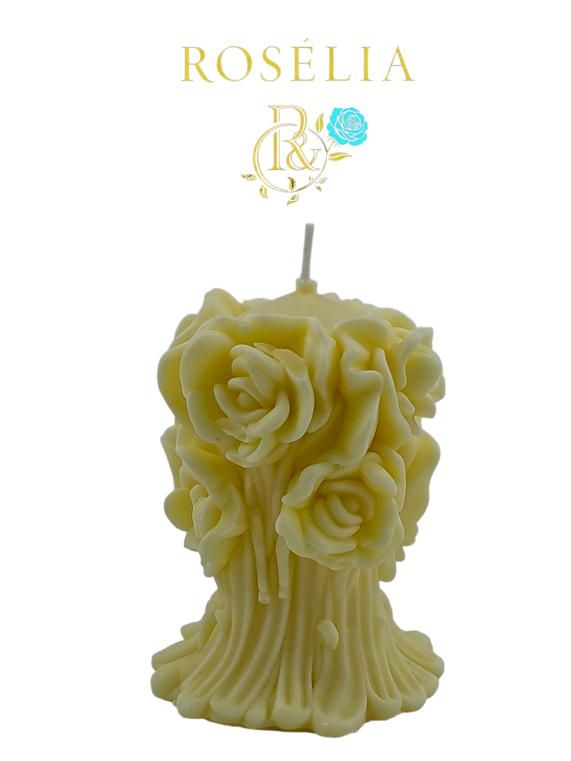 Gül Gelin Buketi Valentine Collection Dekoratif Mum - Sevgililer Günü | Rosélia