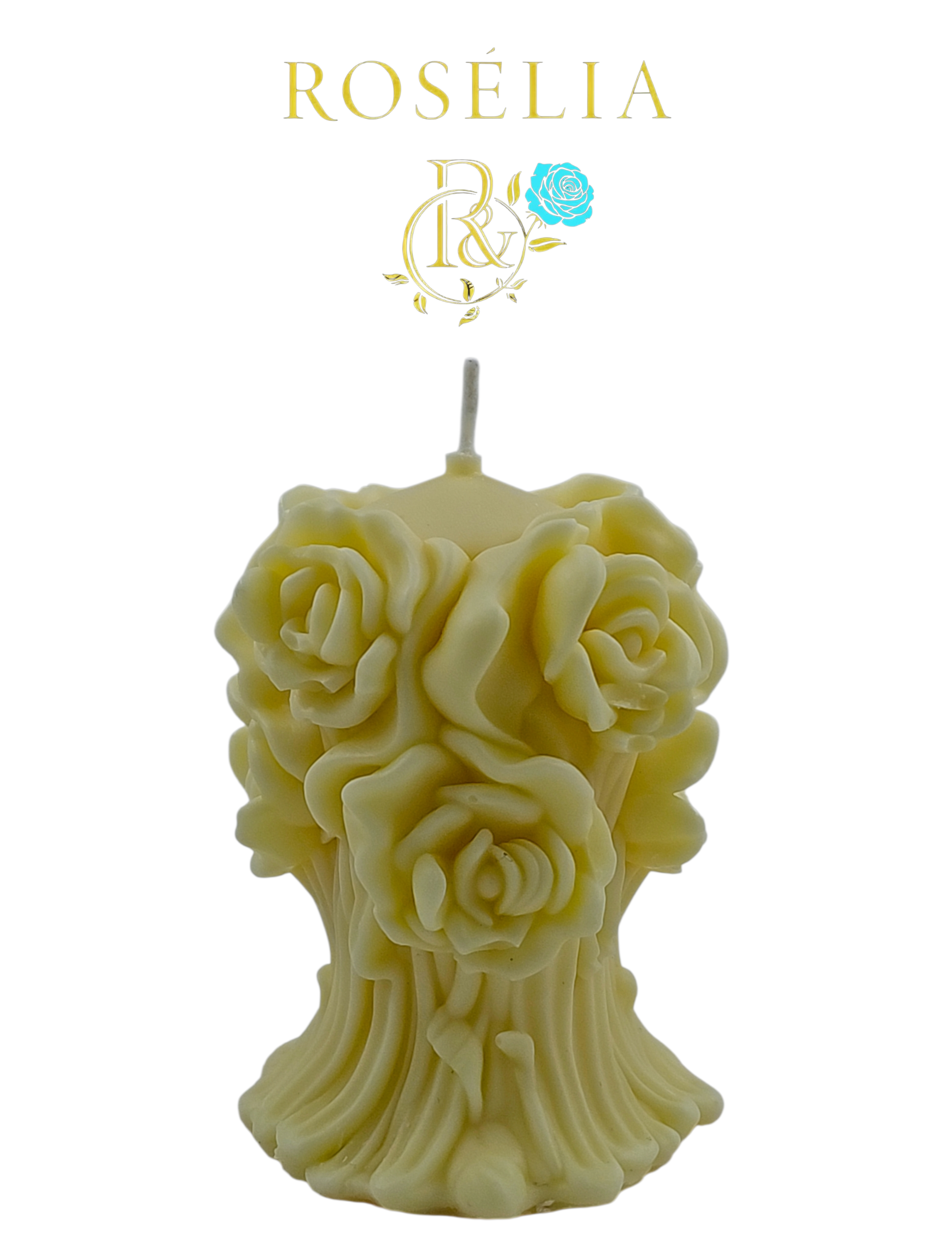 Gül Gelin Buketi Valentine Collection Dekoratif Mum - Sevgililer Günü | Rosélia