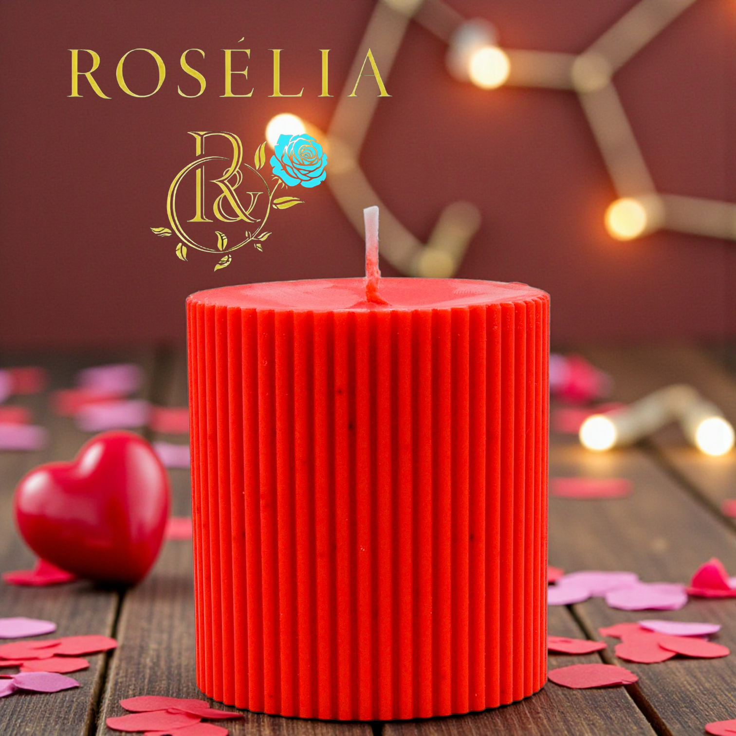 Modern Tasarım Baton Dekoratif Mum | Rosélia