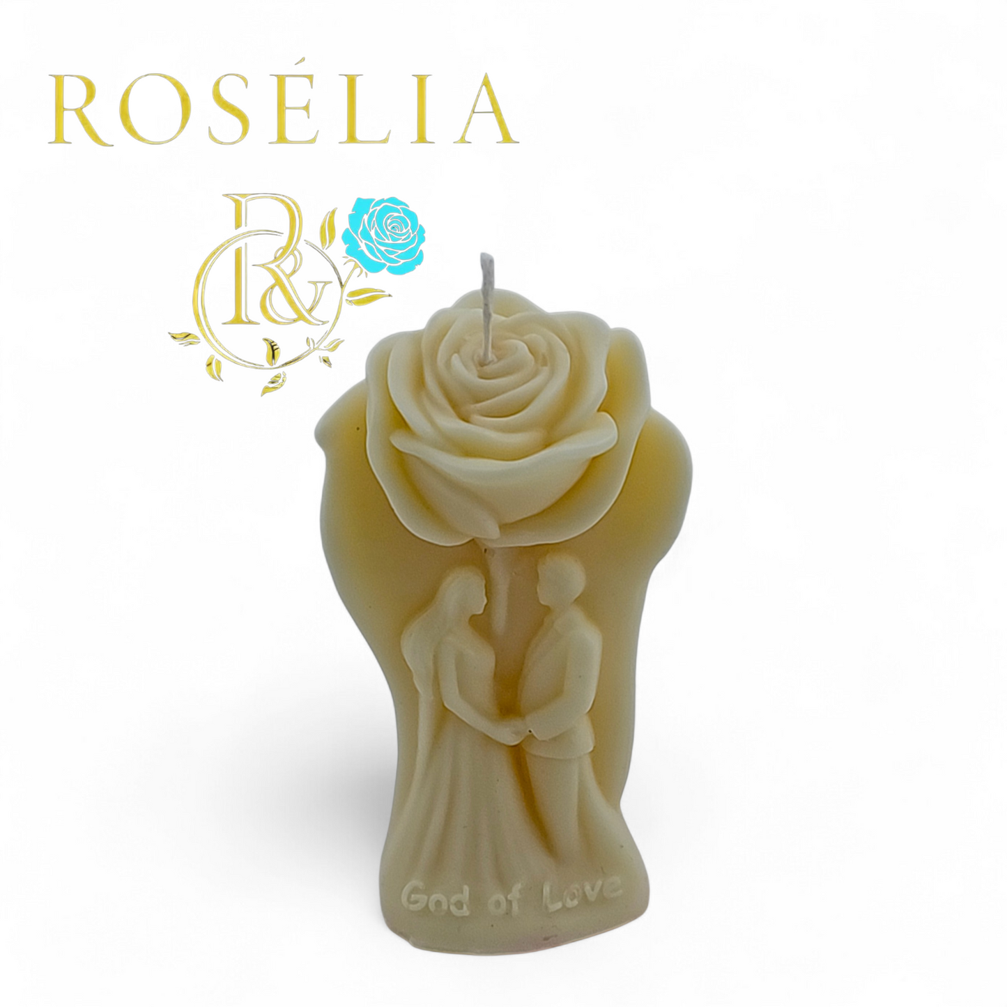 God of Love 🕊️ Dekoratif Mum | Rosélia
