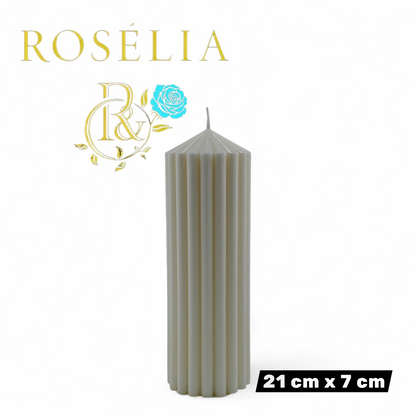 Şamdan Baton Dekoratif Mum Serisi | Rosélia