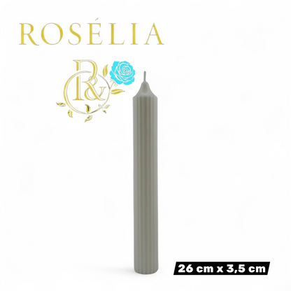 Şamdan Baton Dekoratif Mum Serisi | Rosélia