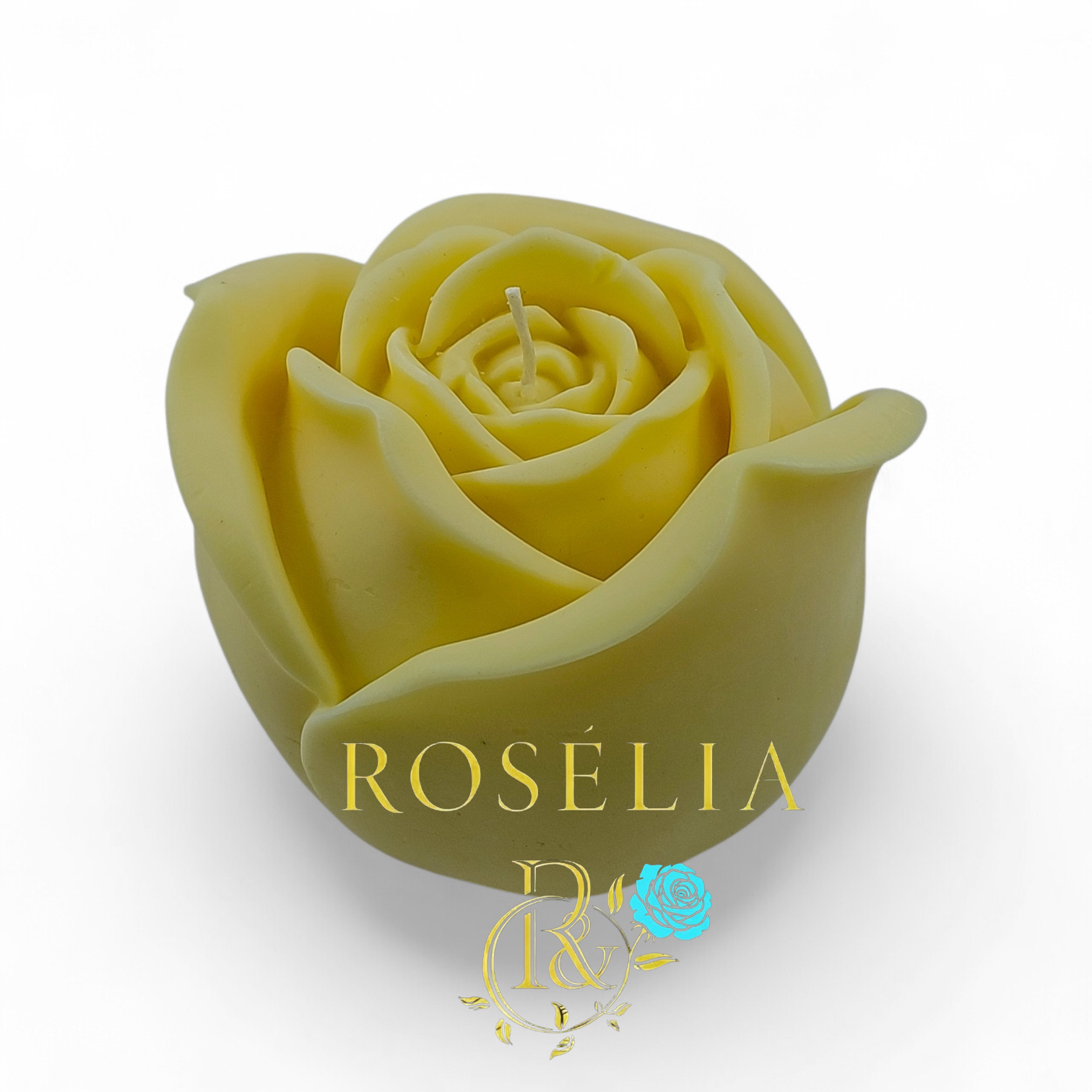 Büyük Gül Çiçek Serisi Dekoratif Mum | Rosélia