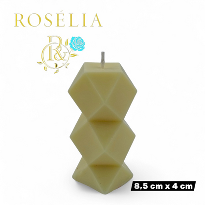 Prizma Serisi Dekoratif Mum | Rosélia