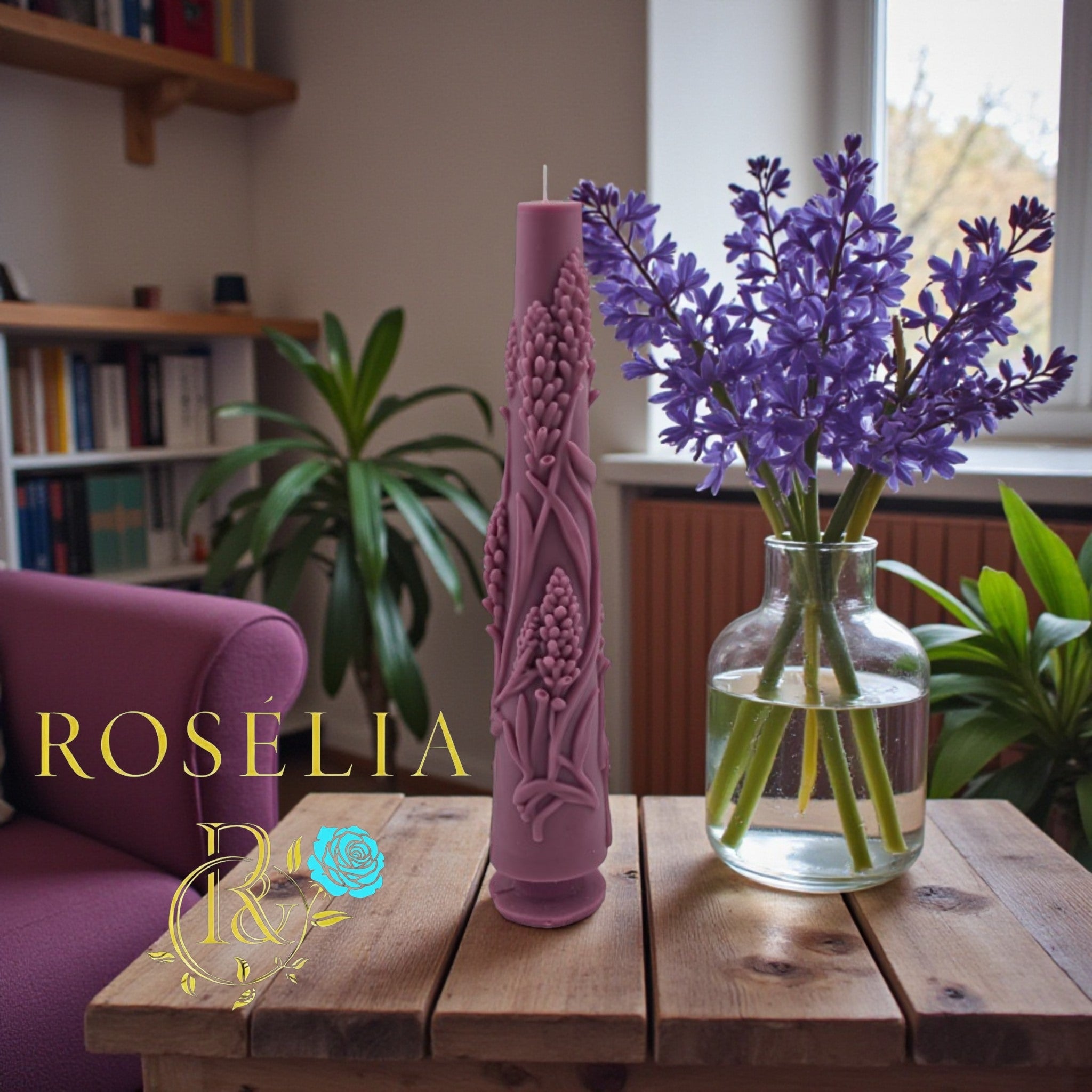 Zarafetin ve Doğanın Kusursuz Uyumu: Sümbülün Büyüsü 💜✨| Rosélia