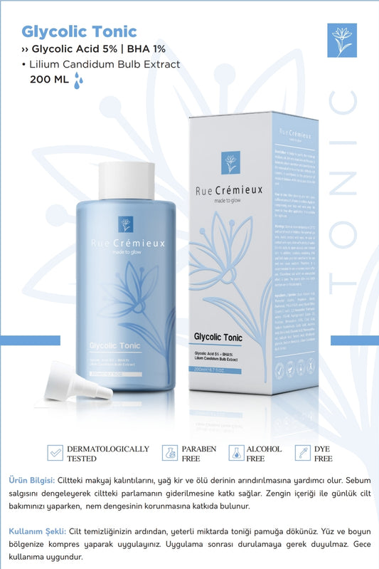 Rue Cremieux Glycolic Tonic 200ml